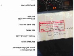 Warga Bulukumba Mengaku Dipaksa Transfer Pajak Kendaraan ke Rekening Pribadi Pejabat Samsat