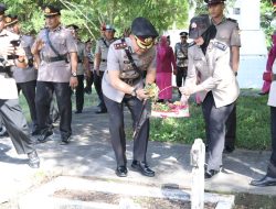 Kapolres Bulukumba Pimpin Upacara Ziarah dan Tabur Bunga di TMP Taccorong