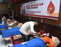 Donor Darah dan Cek Kesehatan Gratis Polres Bulukumba Disambut Antusias Masyarakat
