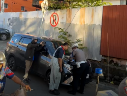 Sejumlah Kendaraan Ditilang Polisi di Jalan Kusuma Bangsa Caile Kota Bulukumba