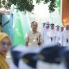 Pimpin Upacara Hari Pertama Masuk Sekolah, Syahruni Haris Titip Pesan untuk Siswa dan Guru